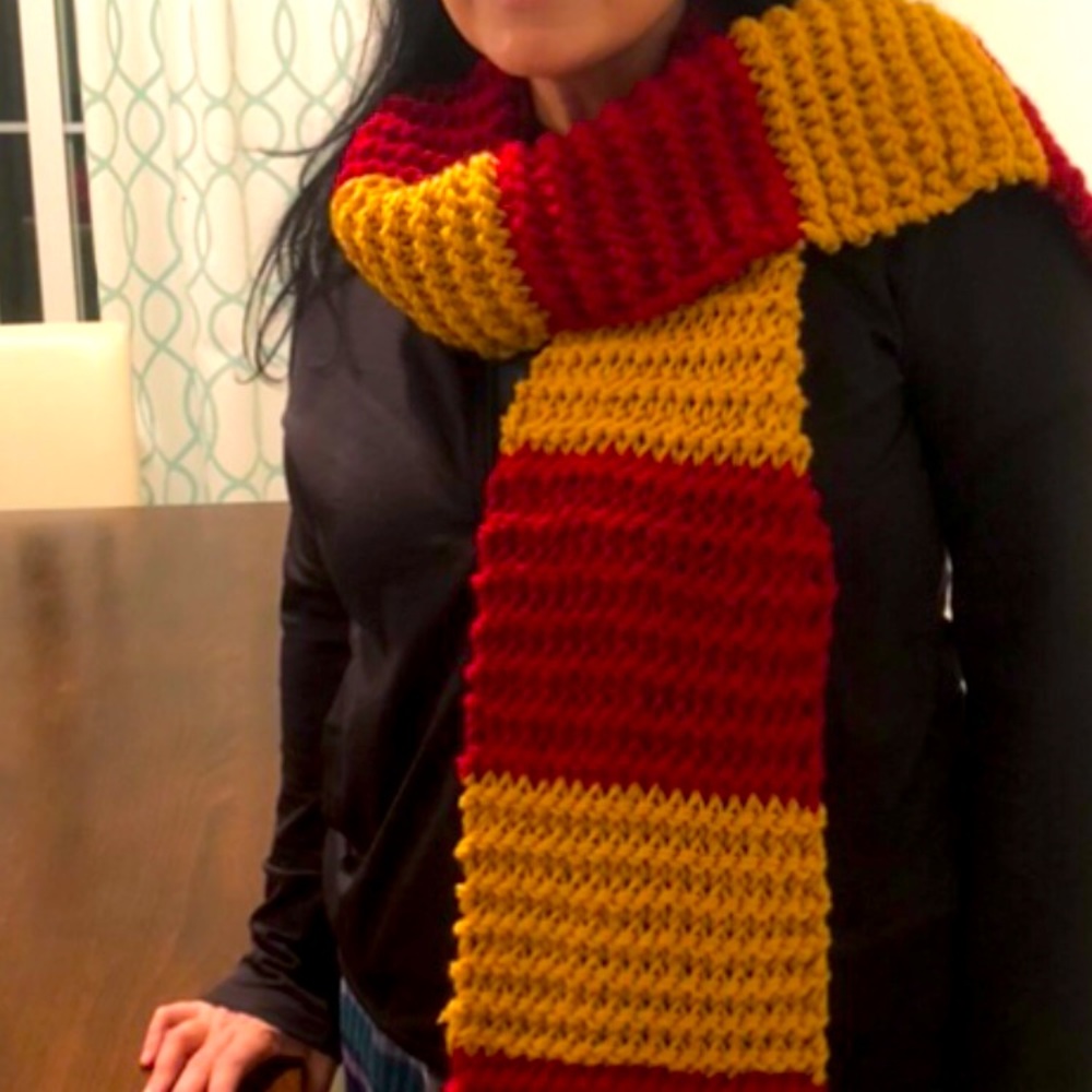 Stadium scarves you pick the color.